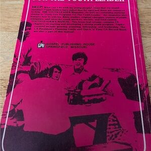 Vintage 1977 Forty-Two Programs For The Youth Leader